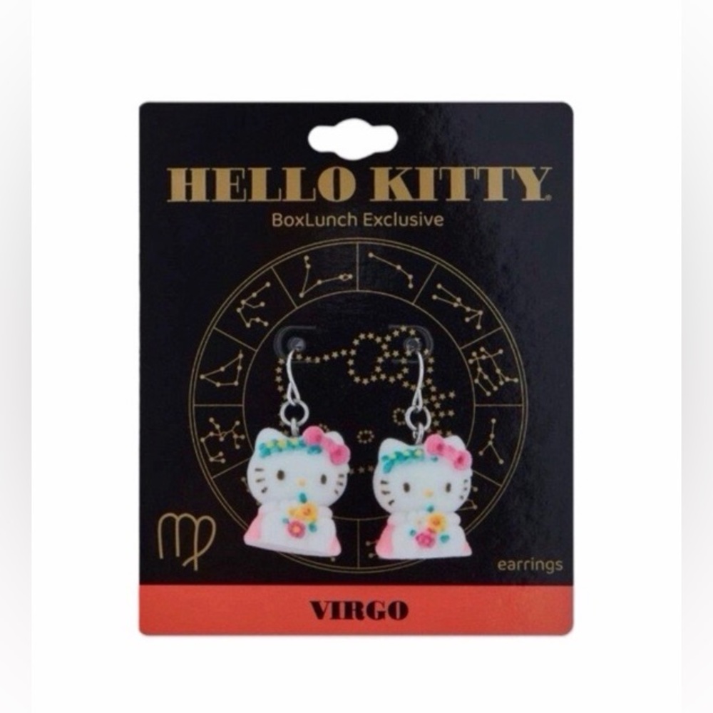 BoxLunch exclusive Hello Kitty Virgo Earrings